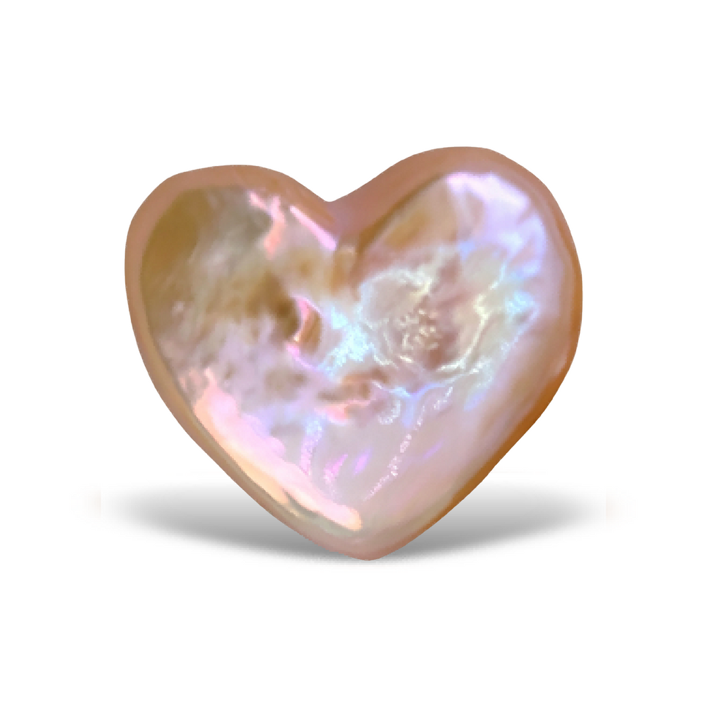 P0702 Pink Heart Freshwater Pearl