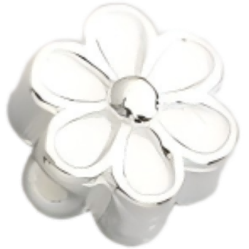 M0401 Sterling Silver Flower Silver Spacer Bead