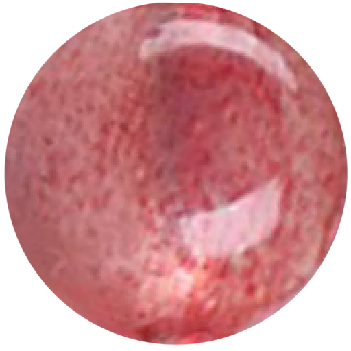 C0117 Crystal light red strawberry round beads