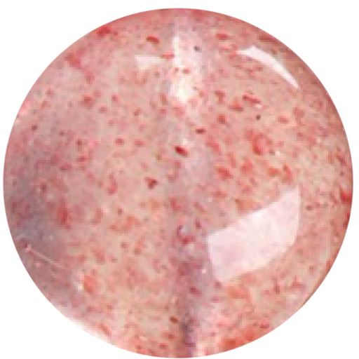 C0116 Crystal pink strawberry round beads