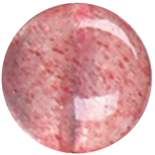 C0116 Crystal pink strawberry round beads