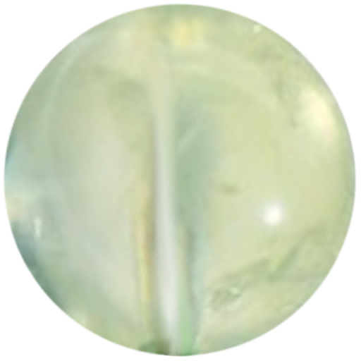 C0102 Natural Crystal green round beads