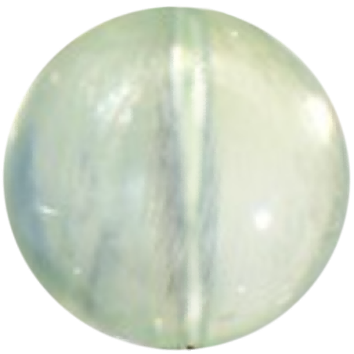 C0102 Natural Crystal green round beads