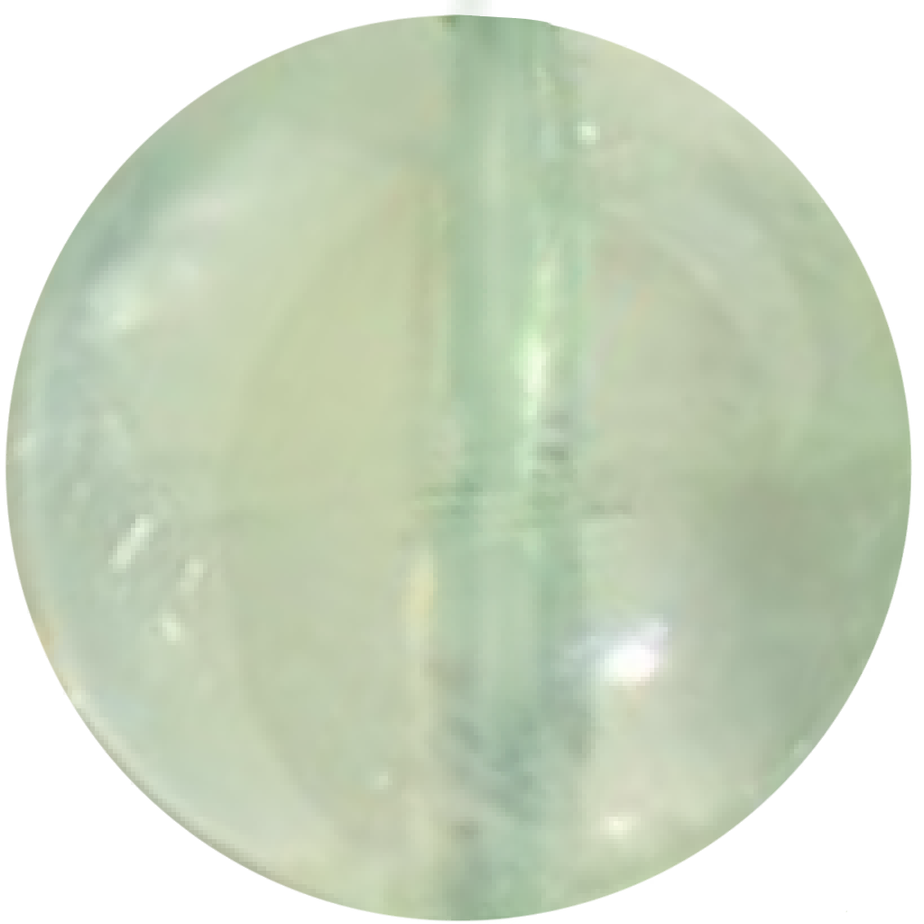 C0102 Natural Crystal green round beads