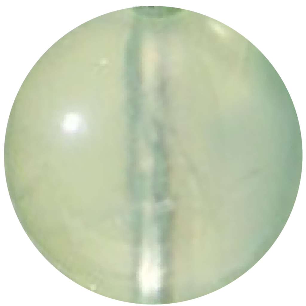 C0102 Natural Crystal green round beads