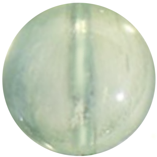 C0102 Natural Crystal green round beads