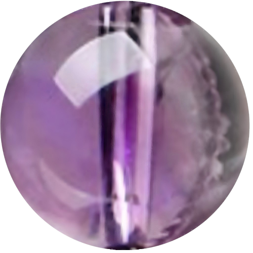 C0104 Natural Crystal green round beads