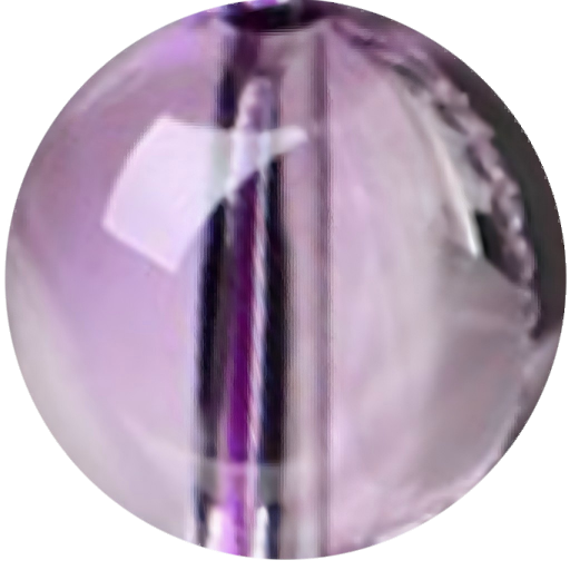 C0104 Natural Crystal green round beads