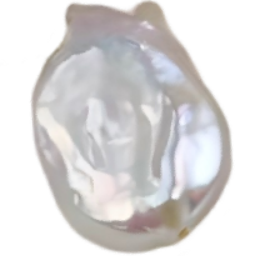 U1001 Natural Lightly Textured Freshwater Baroque Pearl