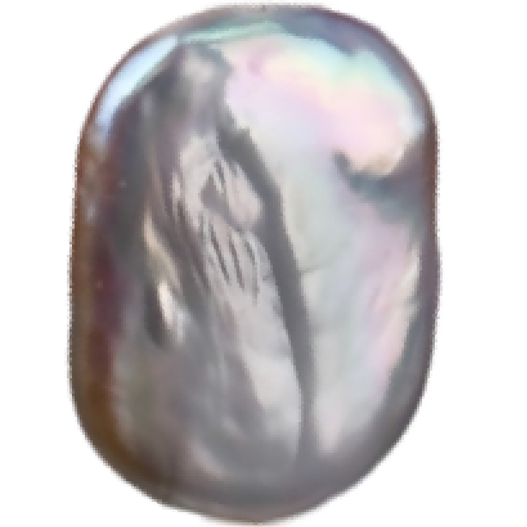 U1101 White Baroque Square Freshwater Pearl