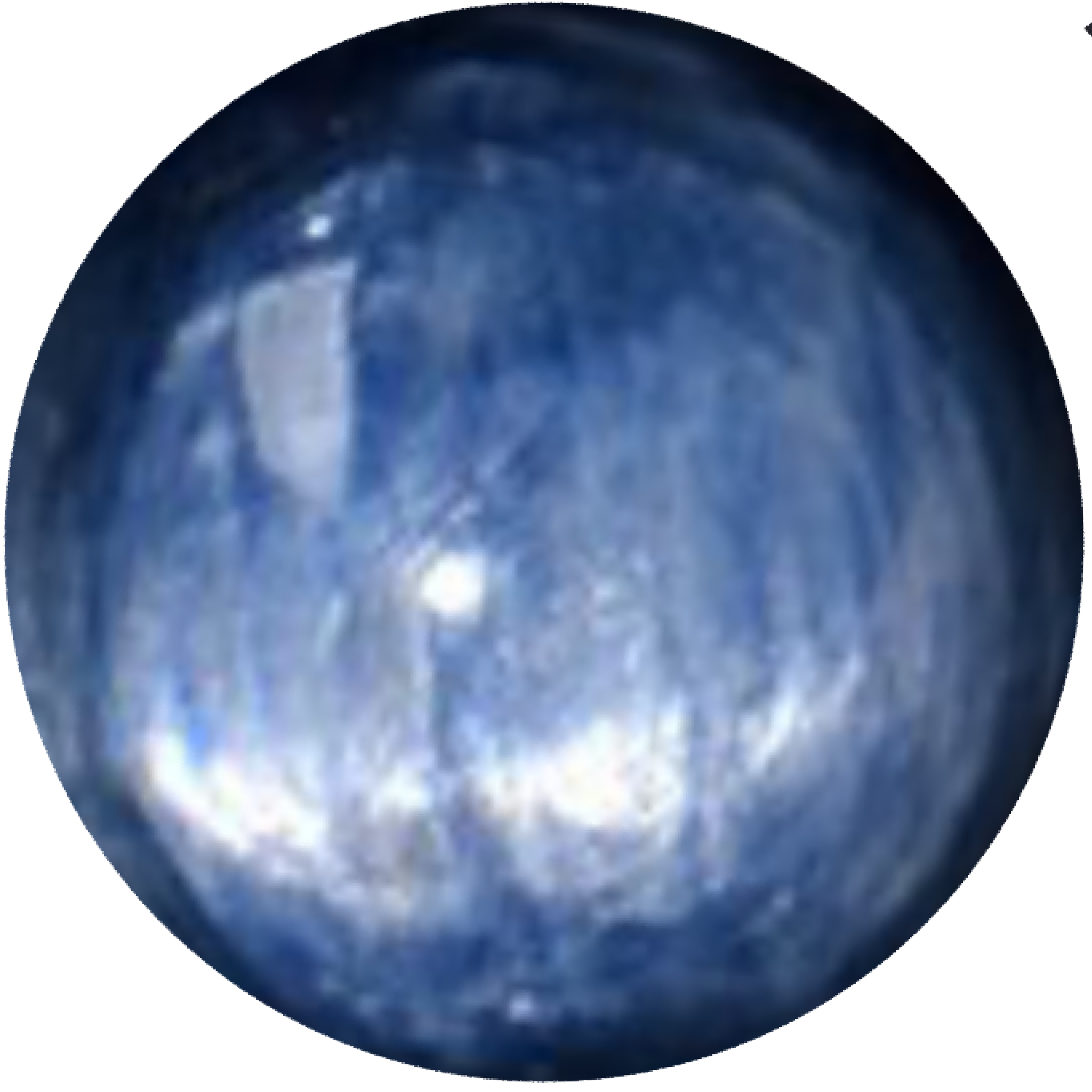 G0128 Natural Cat’s Eye Kyanite Blue Round Beads