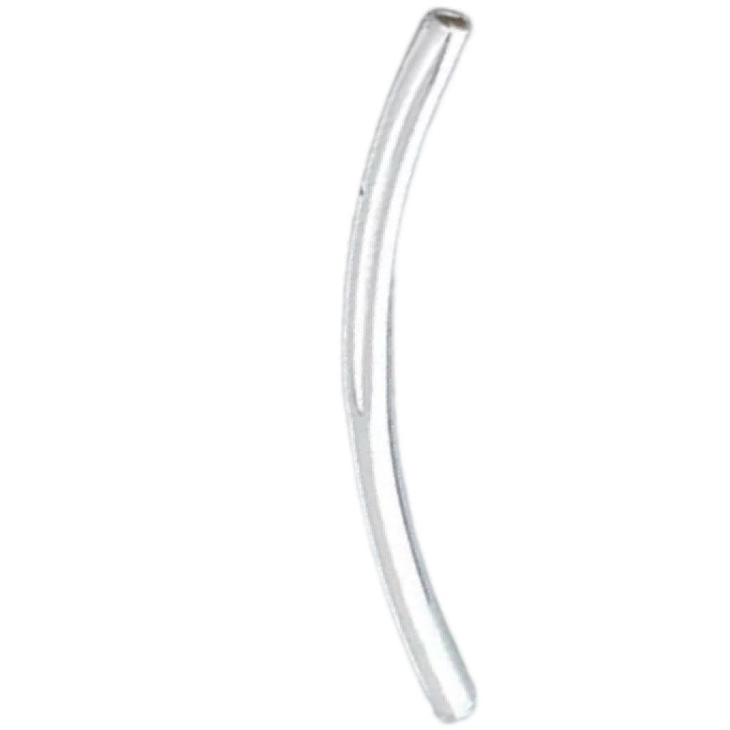 M2602 Curved Silver Tube