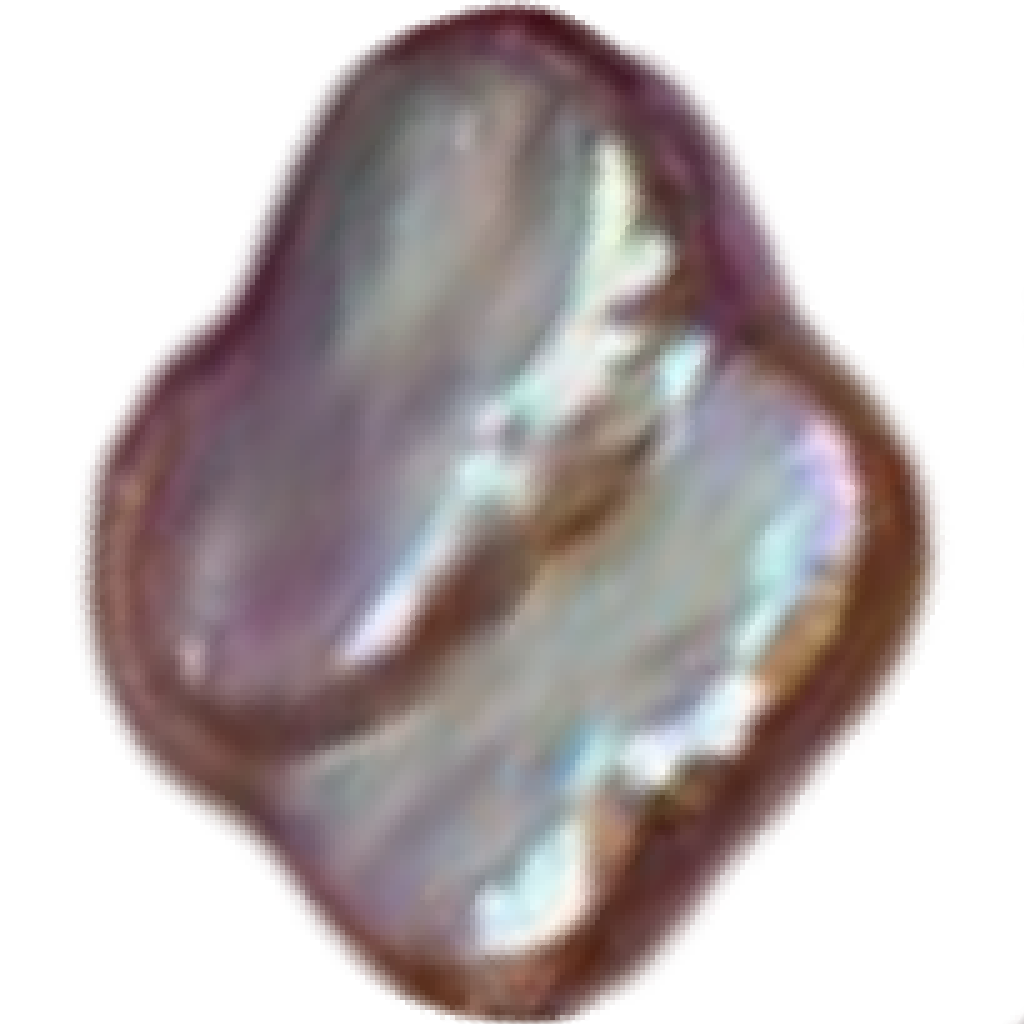 U1403 Purple Clover Baroque Freshwater Pearl