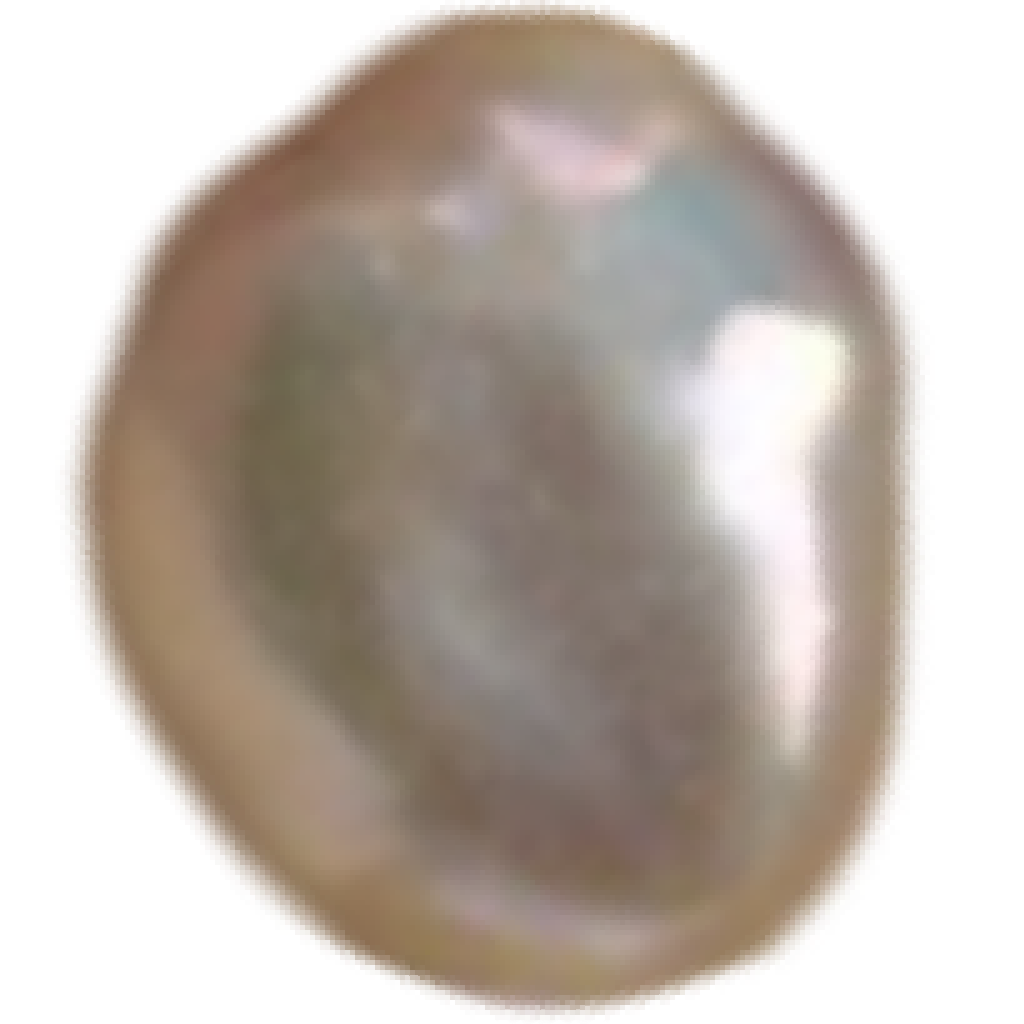 U1301 White Baroque Nugget Freshwater Pearl