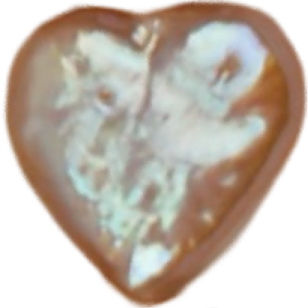 U0702 Pink Heart Freshwater Pearl