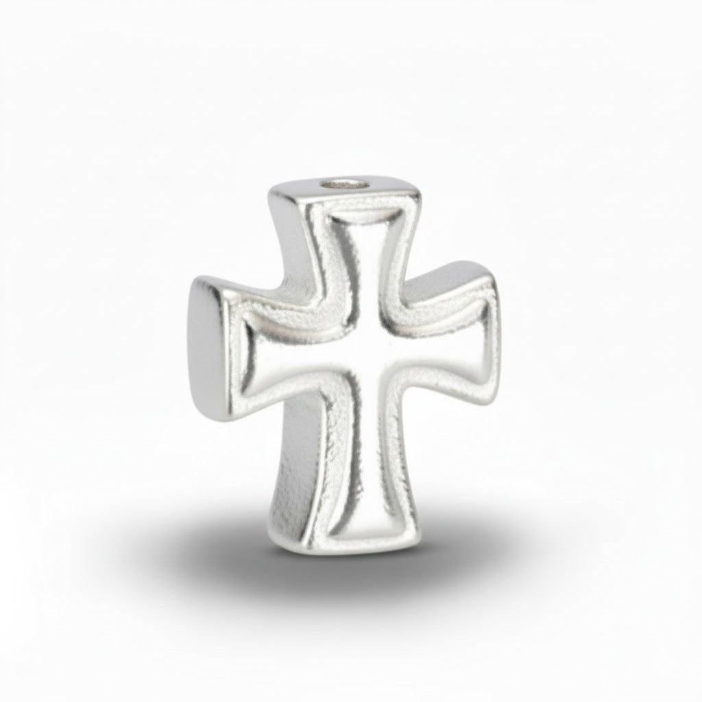 M2001 Cross Bead Silver