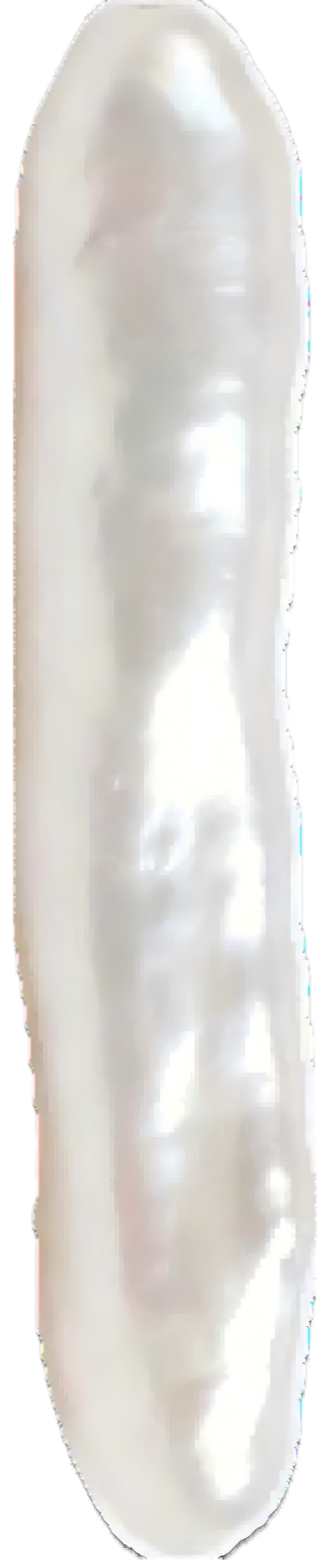 U0201 Natural freshwater pearl white irregular stick 20mm*6mm