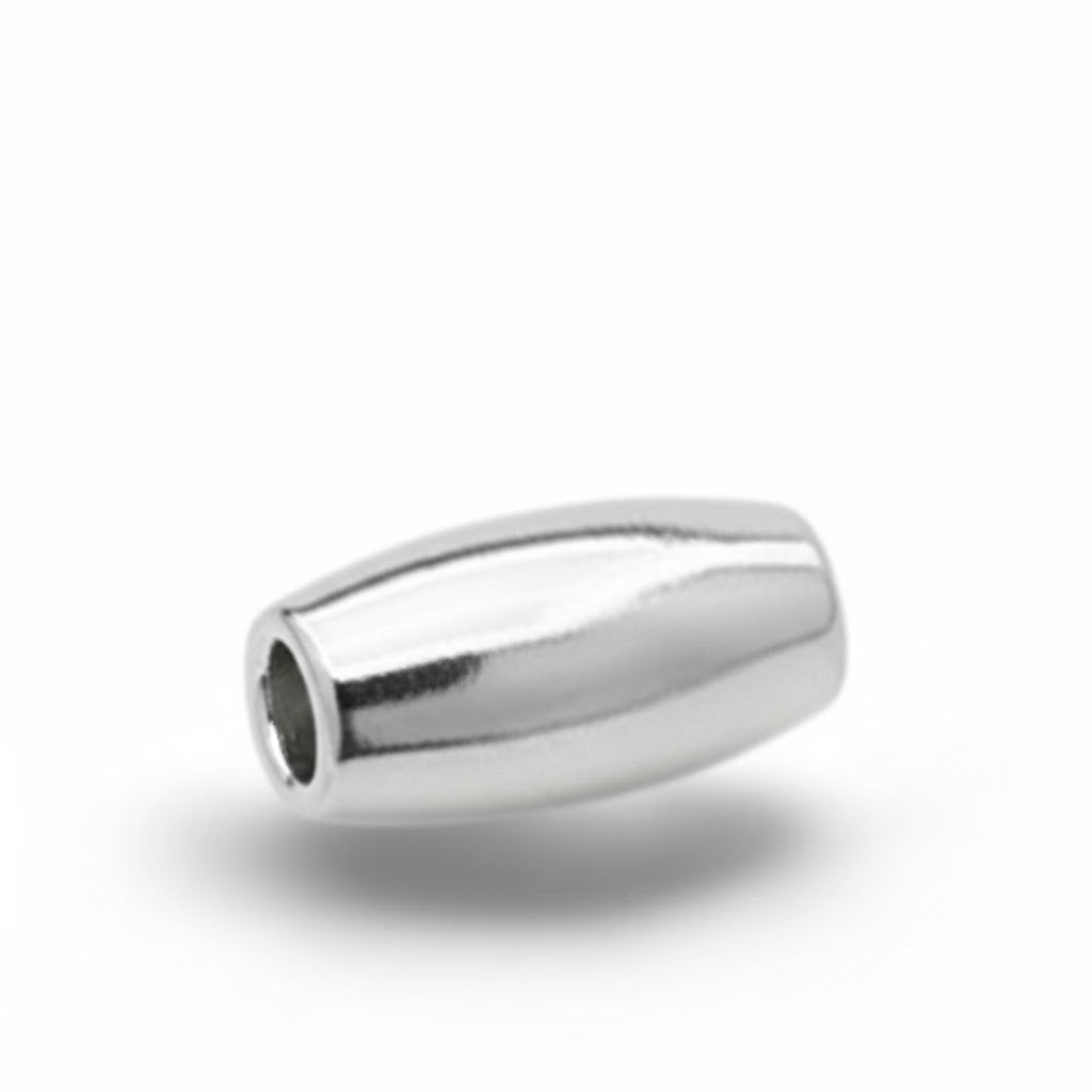 M2201 Rice Beads Silver