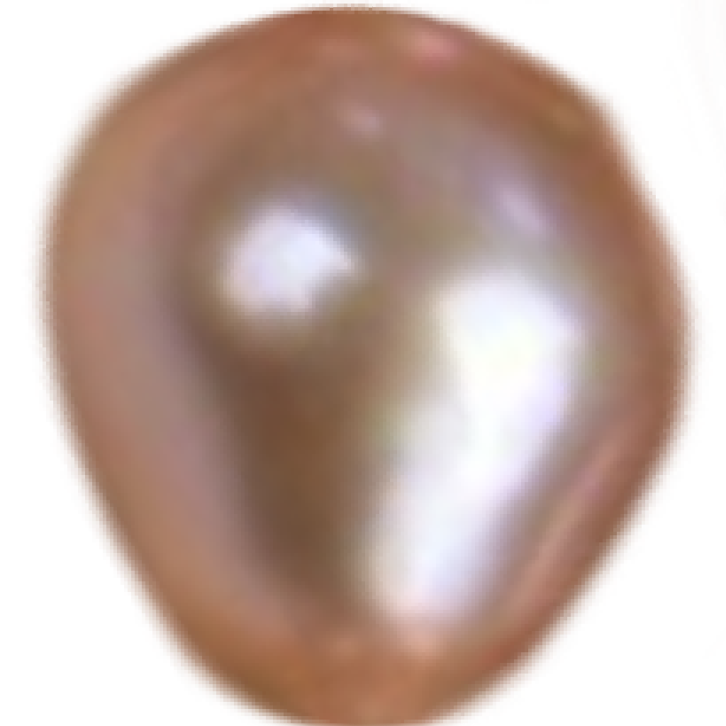 U1302 Pink Baroque Nugget Freshwater Pearl