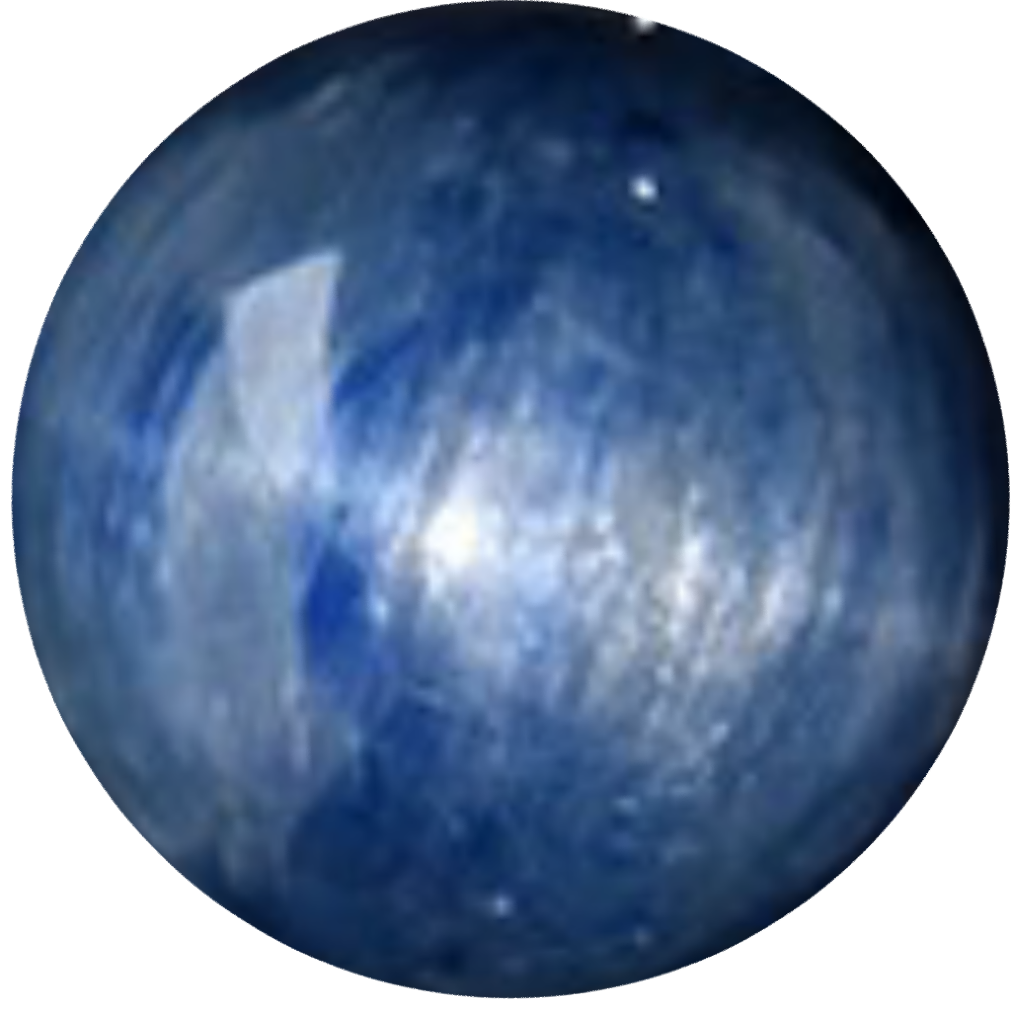 G0128 Natural Cat’s Eye Kyanite Blue Round Beads