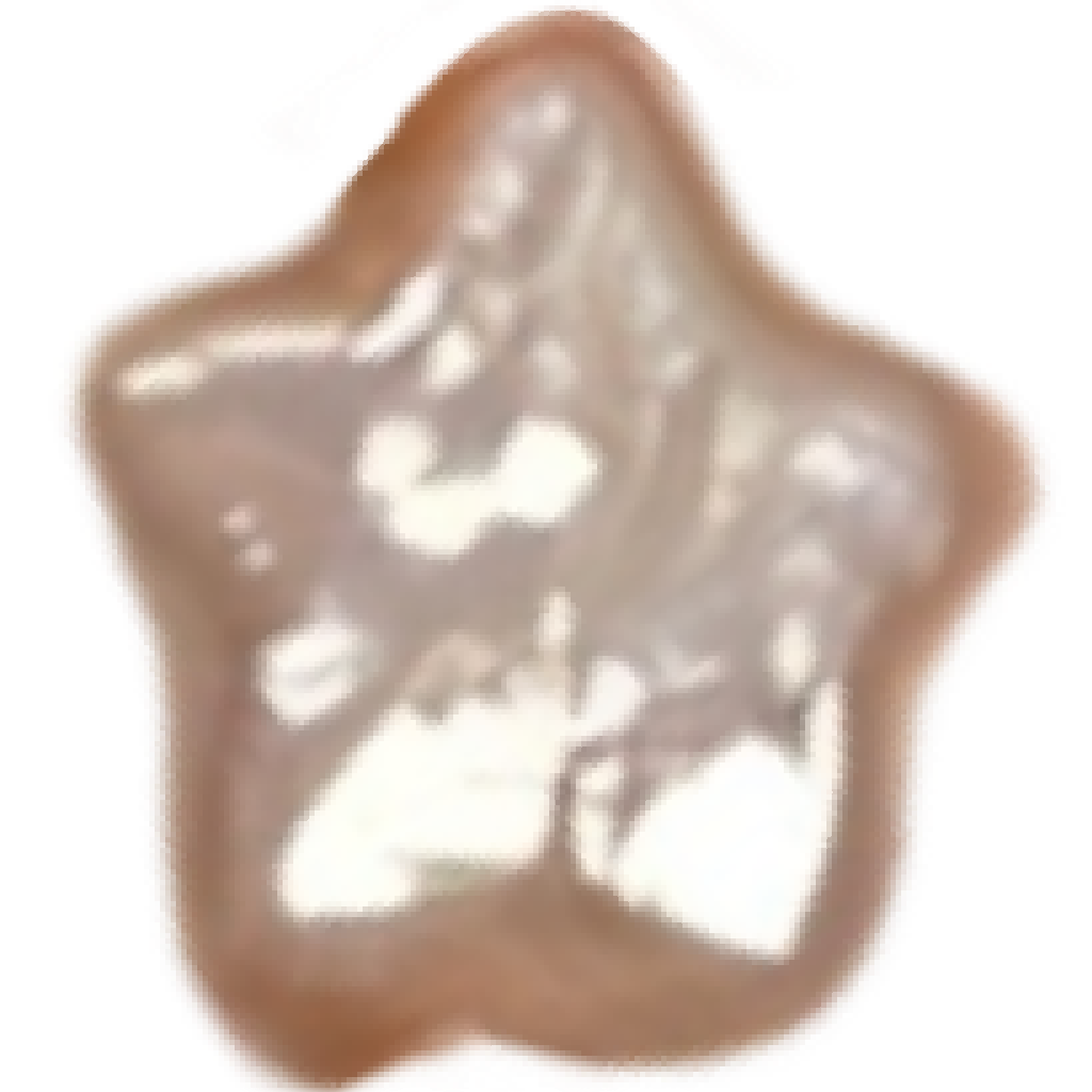 U0902 Pink Pentagram Star Baroque Freshwater Pearl