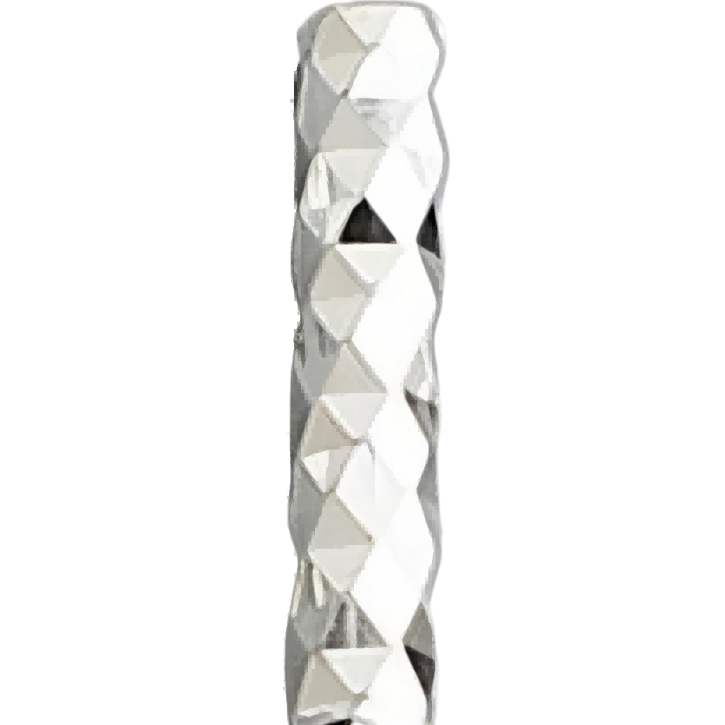 M0201 Sterling Silver Starry Chain Straight Tube