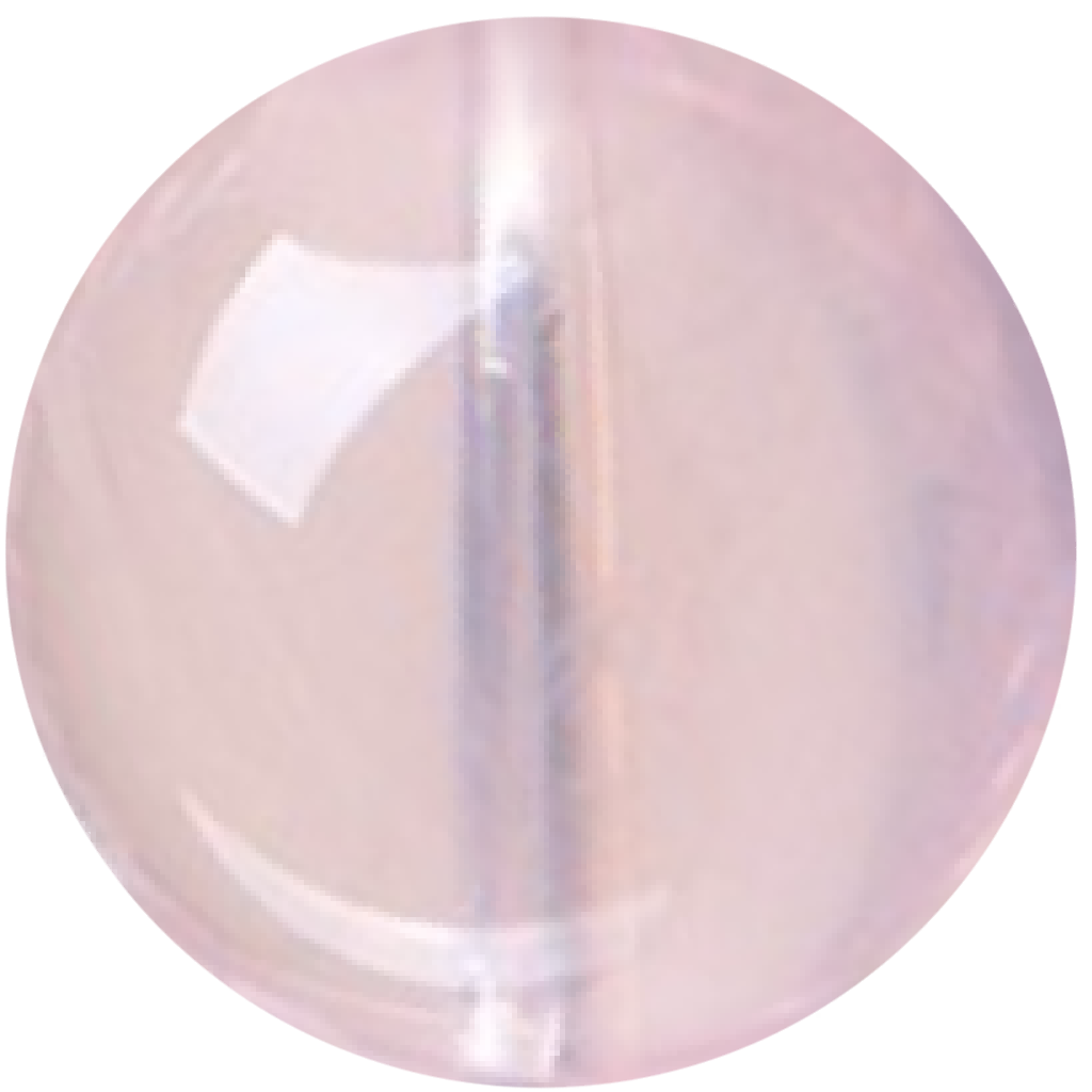 C0113 Natural pink crystal round beads