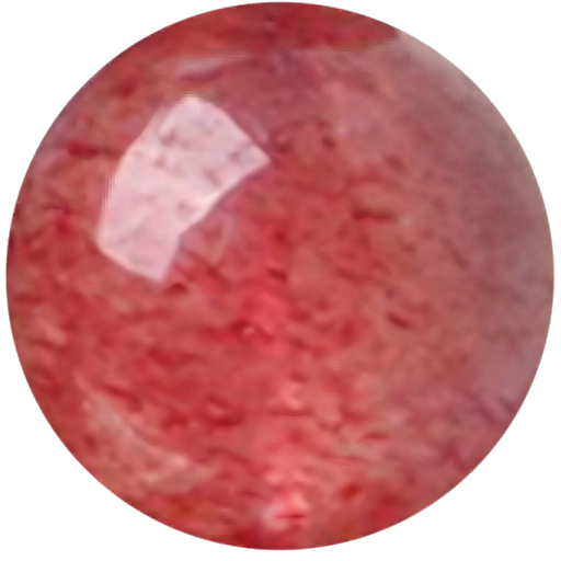 C0118 Crystal red strawberry round beads