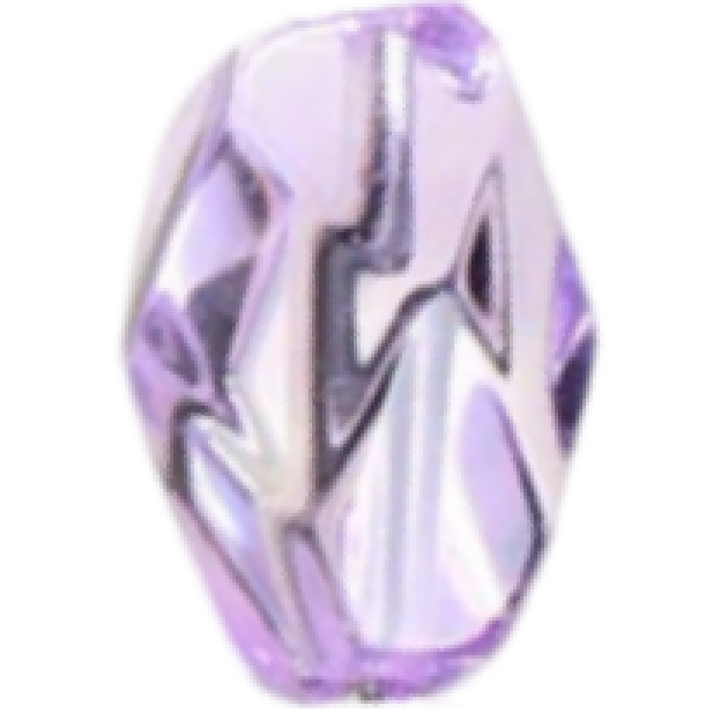 C0704 Lavender Faceted Oval Quartz