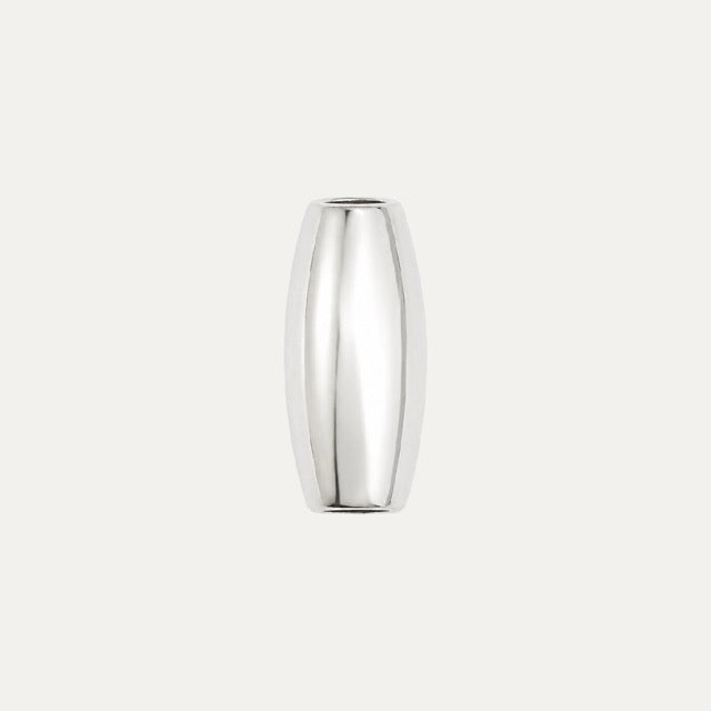 S2301 Rice Beads Silver