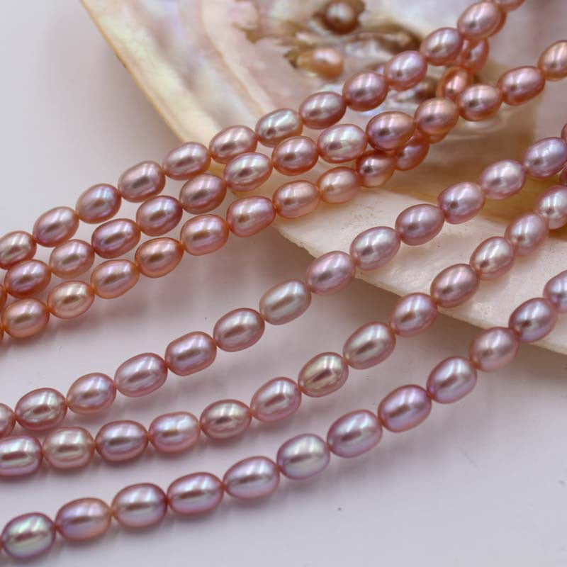 U0103 Purple Rice Freshwater Pearl