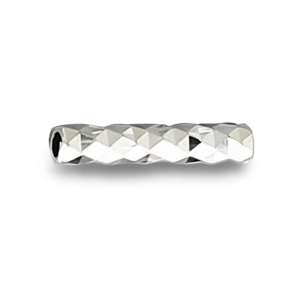 M0201 Sterling Silver Starry Chain Straight Tube