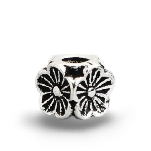 M2402 Four-Sided Floral Pattern Black