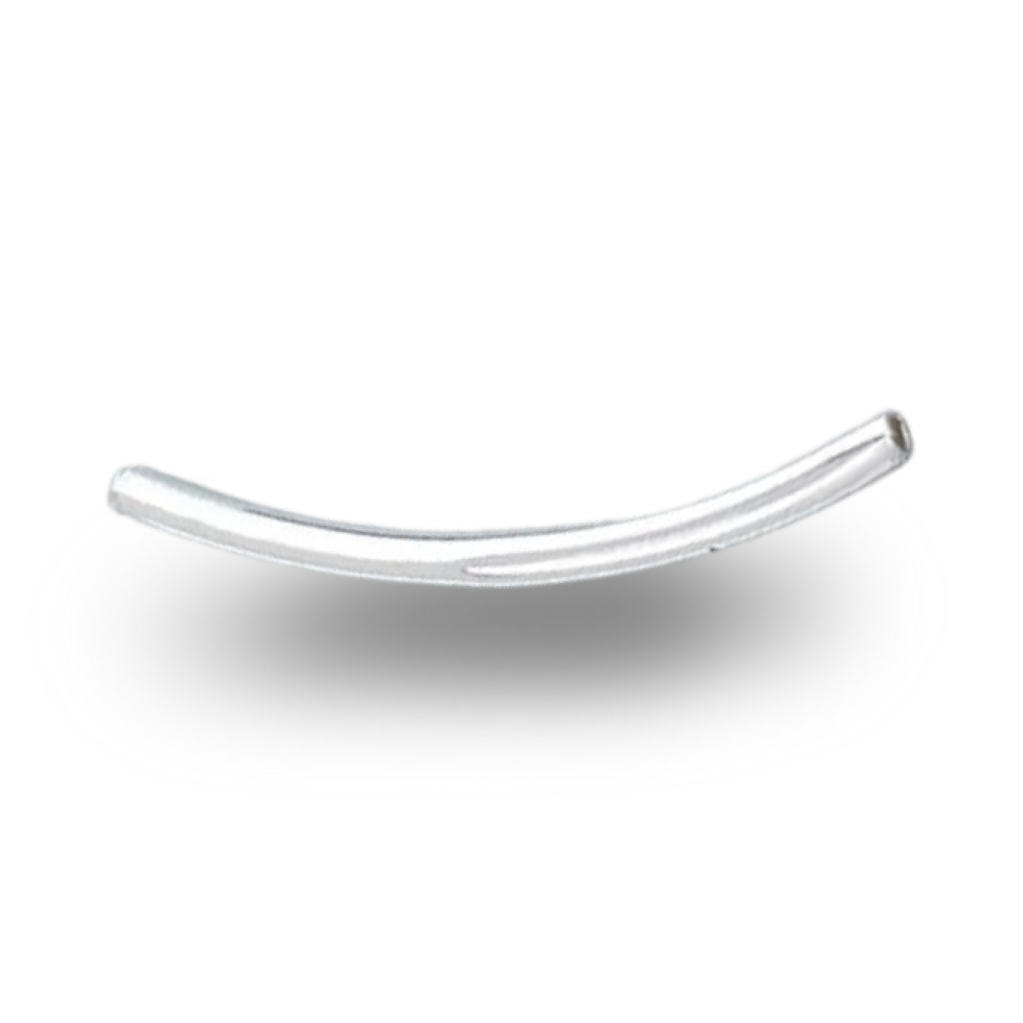 M2602 Curved Silver Tube