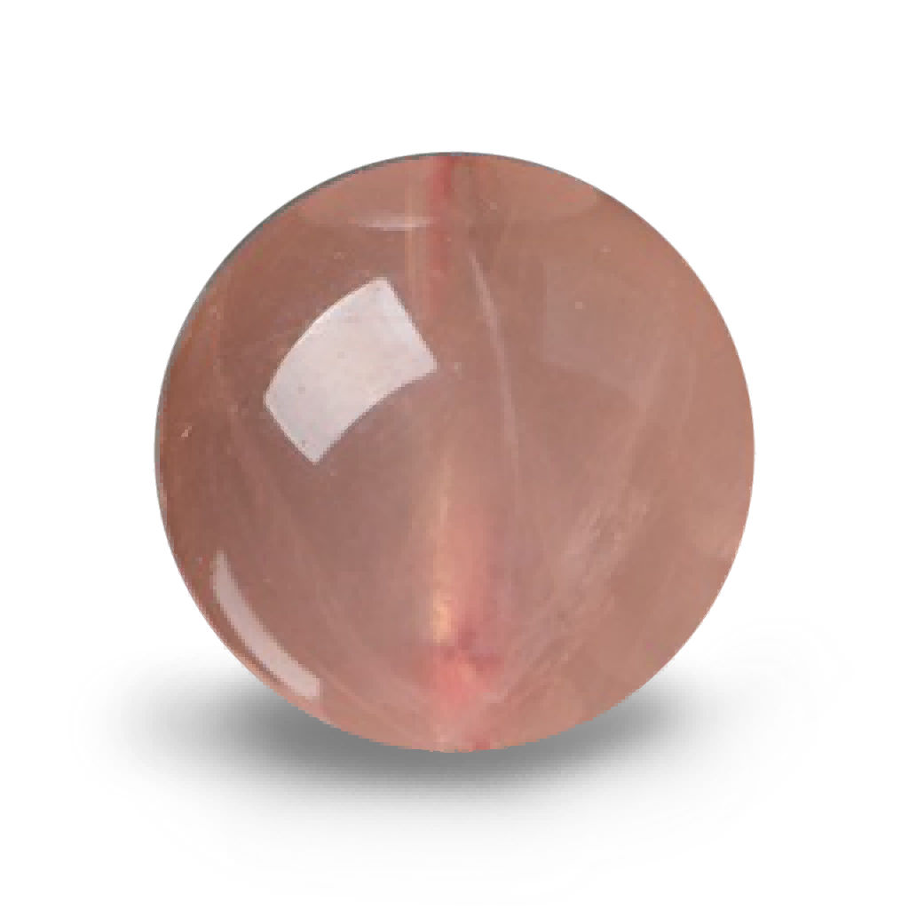 G0142 Grapefruit Rose Pink Round Beads