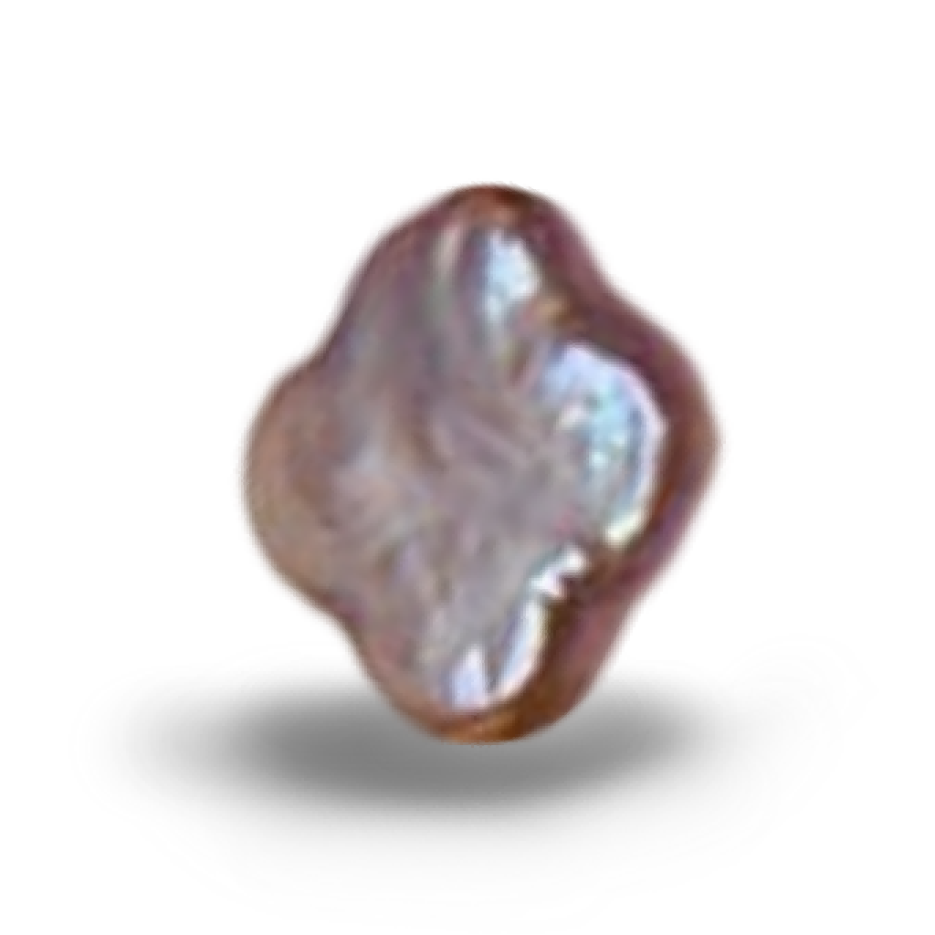 U1403 Purple Clover Baroque Freshwater Pearl