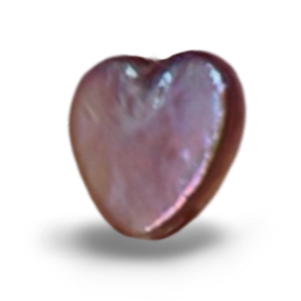 U0703 Purple Heart Freshwater Pearl