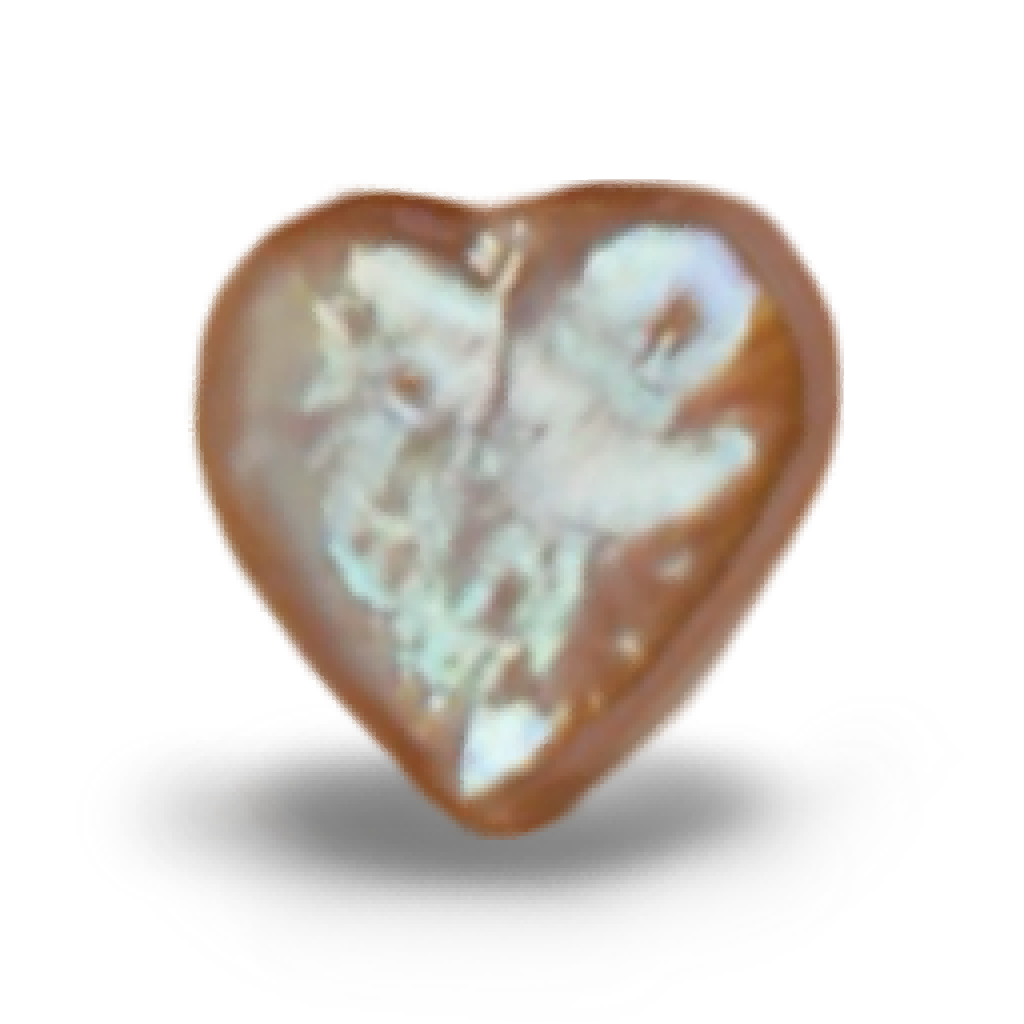 U0702 Pink Heart Freshwater Pearl