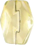 C0205 Lemon Yellow Faceted Oval Quartz