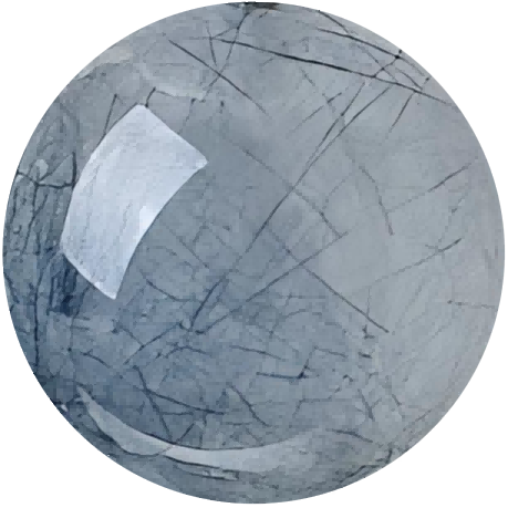 G0606 Blue Rutilated Quartz