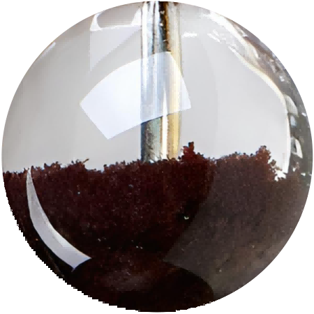 C0504 Red Phantom Round Quartz