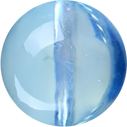 C0604 Sky Blue Round Aquamarine Quartz