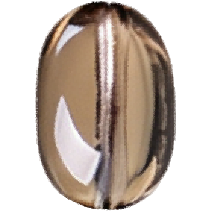 C1002 Translucent Brown Egg-Shaped Quartz