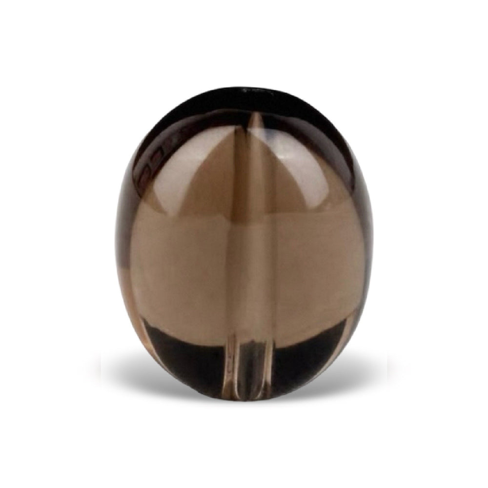 Q1002 Translucent Brown Egg-Shaped Quartz