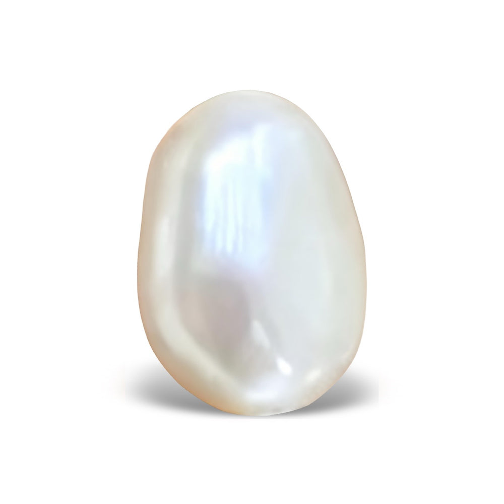 P1301 White Baroque Nugget Freshwater Pearl