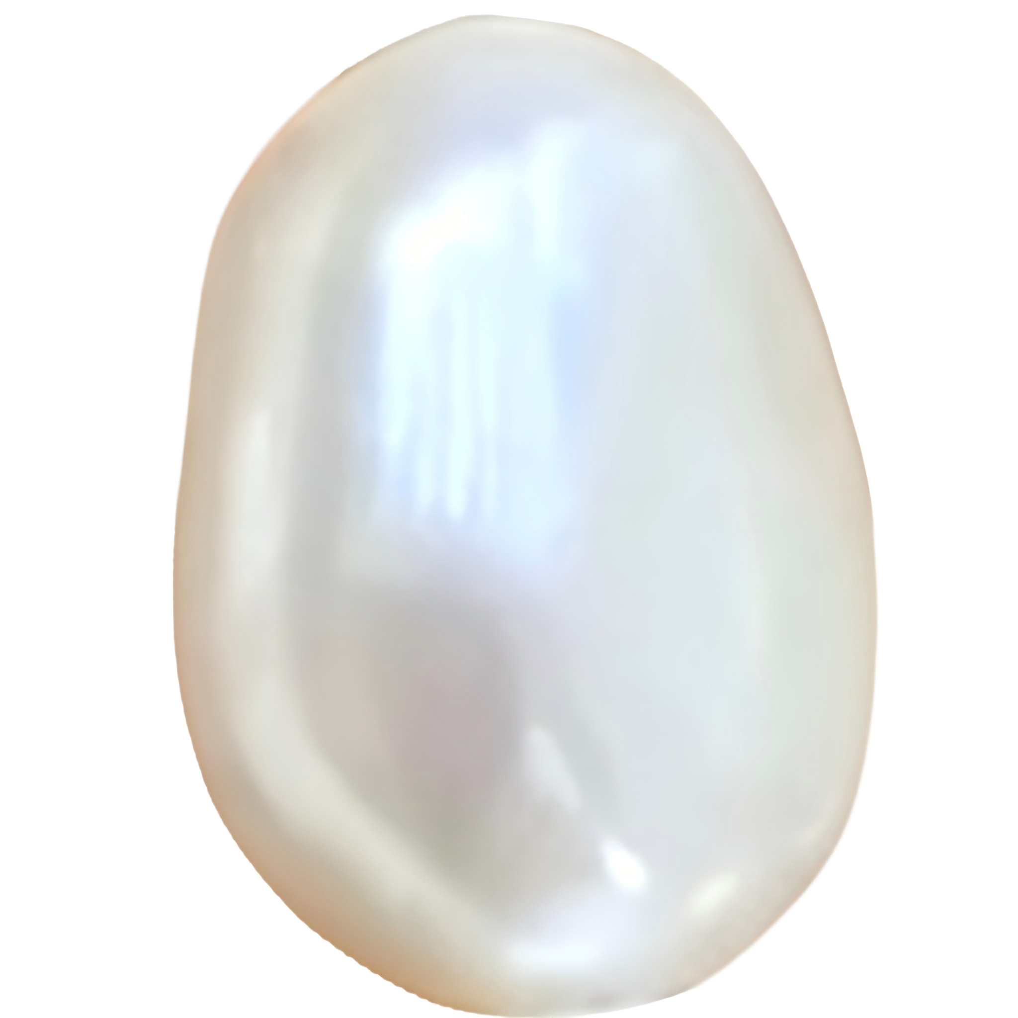 U1301 White Baroque Nugget Freshwater Pearl