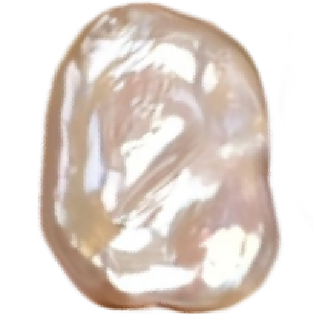 U1102 Pink Baroque Square Freshwater Pearl