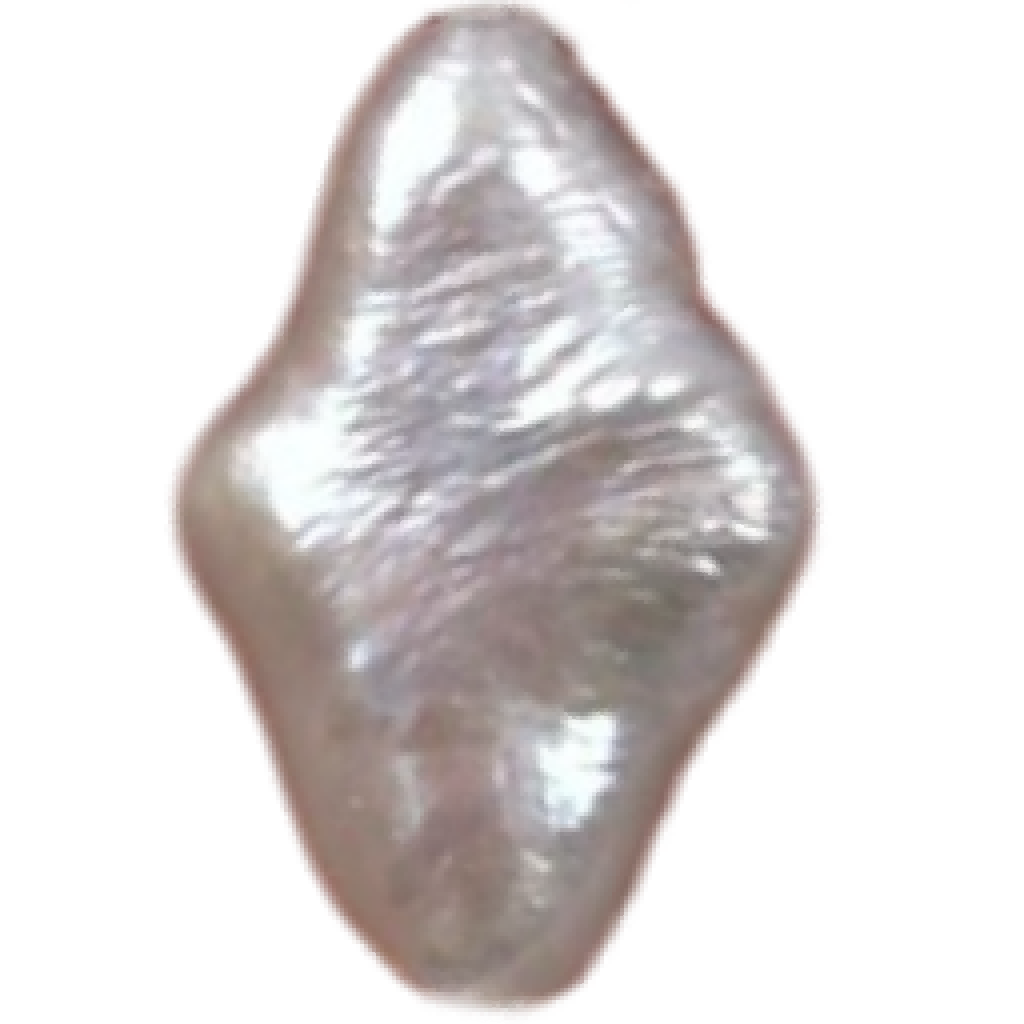 U0401 White Cross Star Freshwater Pearl