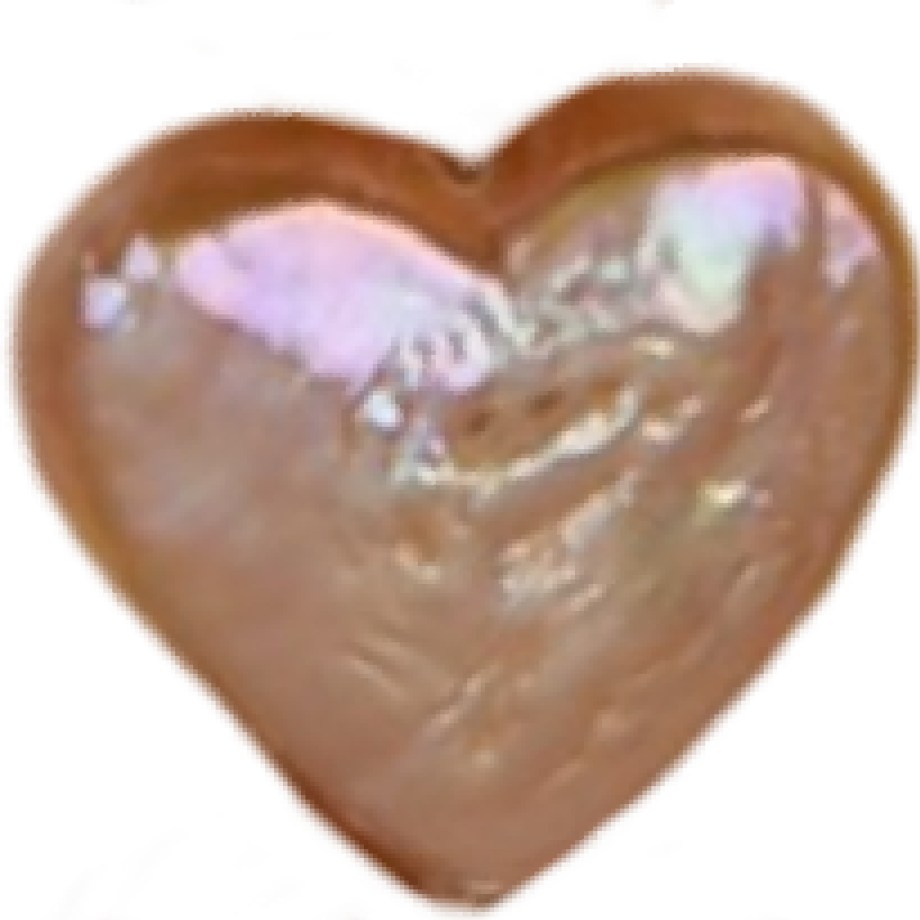 U0702 Pink Heart Freshwater Pearl