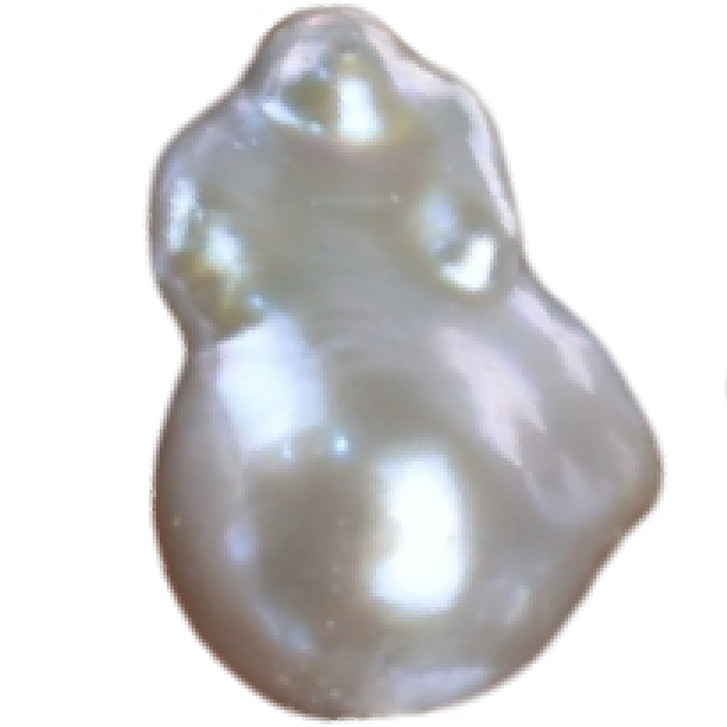 U0302 White Small Baroque Freshwater Pearl